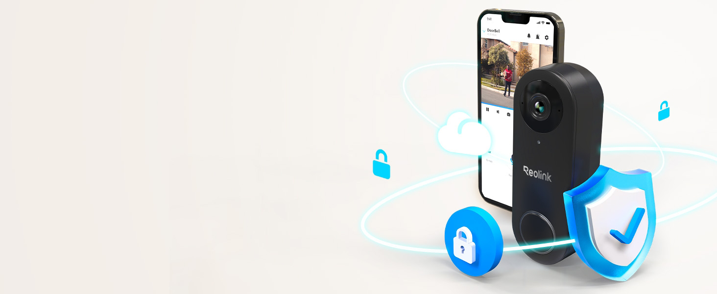 Reolink Video Doorbell PoE Video-Türklingel mit Chime und 180°-Weitwinkel – Detail 7