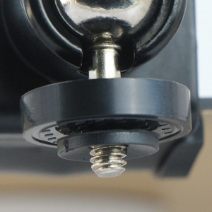 duozoanz Kamera-Klemmhalter aus schwarzem Metall mit U-Klammer und Drehgelenk – Detail 4