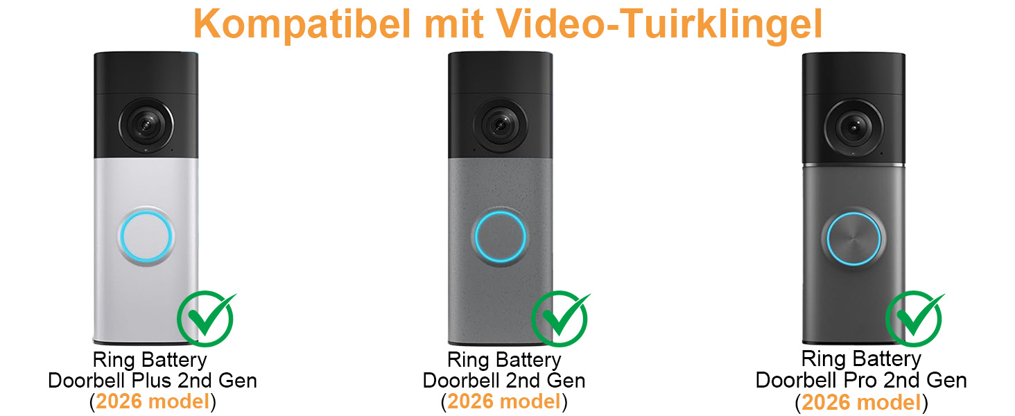 Pyfhy selbstklebende Halterung für Ring Türklingel – Detail 2