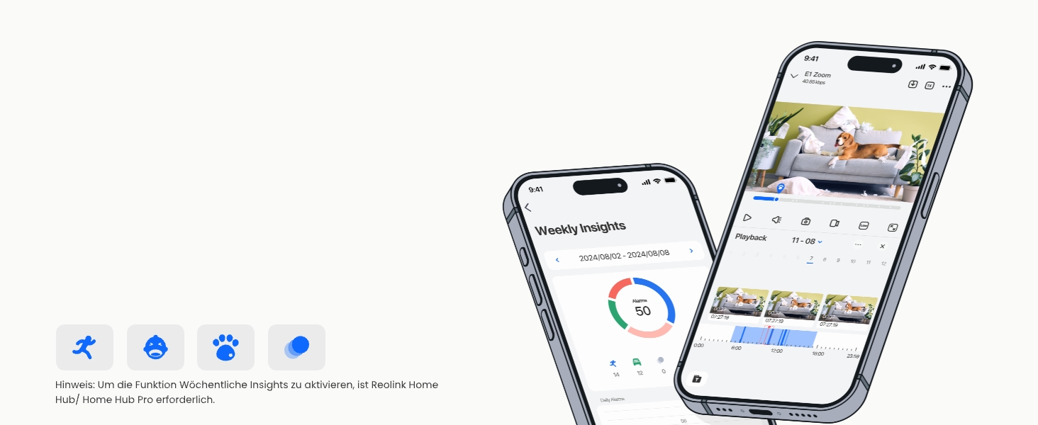 Reolink E1 Zoom 4K Innenkamera Set mit Home Hub – Detail 6
