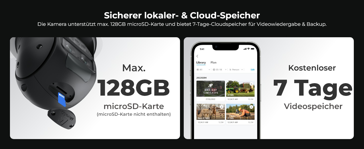 Reolink TrackMix LTE+Solar Panel PTZ-Kamera mit Solarpanel für Aussen – Detail 5