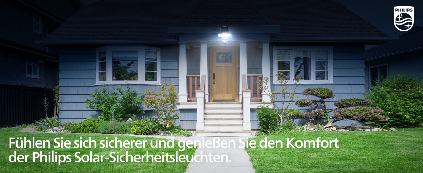 Philips Solarstrahler mit Bewegungsmelder und separatem Solarpanel – Detail 12