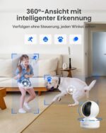 Reolink 2er-Set E1 Pro 3K Innenkameras in Weiss und Schwarz