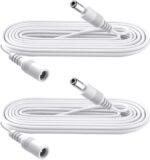 Security-01 DC-Verlängerungskabel 2er-Pack weiss