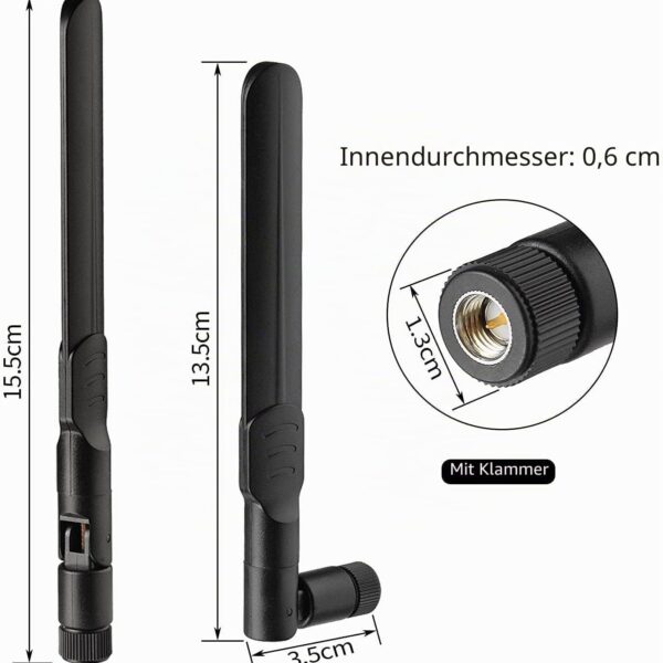 Bingfu 4G LTE Antenne 8 dBi SMA, 2er-Set