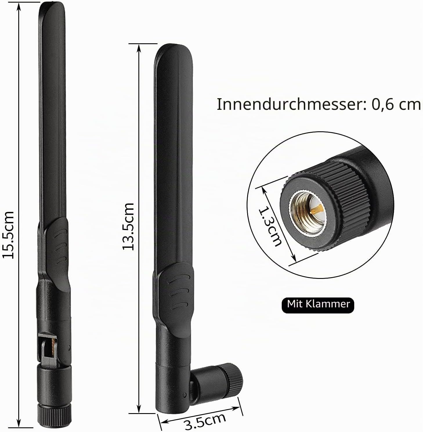 Bingfu 4G LTE Antenne 8 dBi SMA, 2er-Set
