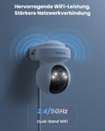 Reolink E1 Outdoor PTZ-Überwachungskamera Aussen in Weiss