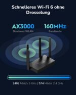 Cudy WR3000E Mesh-WLAN-Router Wi-Fi 6 AX3000