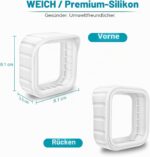 CaseBot Silikonhülle für Blink Outdoor/Indoor, 3er-Set, Weiss