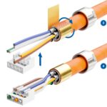 deleyCON RJ45 Netzwerkstecker CAT 7 600 MHz