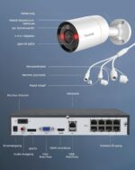 Reolink RLK8-1200B4-A 12MP Überwachungsset mit vier Bullet-Kameras und NVR