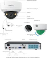 Reolink RLK8-500V4 5-MP-PoE-Überwachungsset mit NVR und vier Kameras