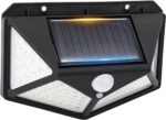 GRIFEMA Solarlampe Aussen mit Bewegungsmelder, 100 LED