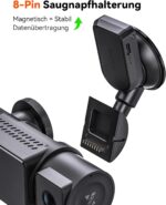VANTRUE GPS-Saugnapfhalterung mit USB-C für N5S, N4PS, N4S und N2X Dashcam