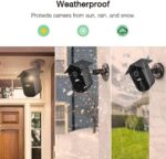 GEFIRE Silikonhülle für EufyCam 2C und 2C Pro, Schwarz, 2er-Set – Bild 4