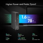 MokerLink PoE-Switch 6 Ports mit 4 PoE+-Ports
