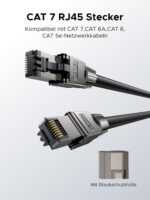UGREEN CAT 7 RJ45 Stecker werkzeuglos, 4 Stück