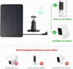 Yunseity Solarpanel für Ring Spotlight Cam und Stick Up Cam