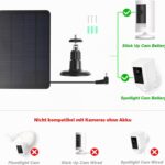 Yunseity Solarpanel für Ring Spotlight Cam und Stick Up Cam