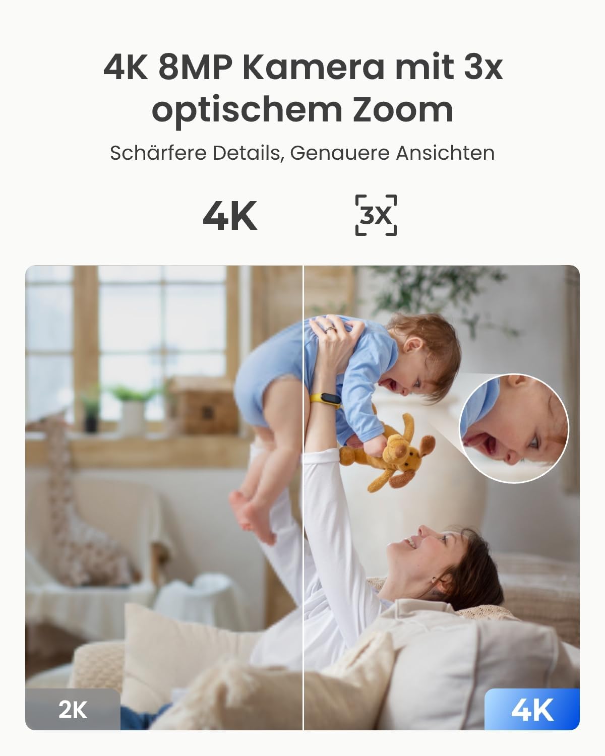 Reolink Home Hub Mini mit zwei E1 Zoom Innenkameras
