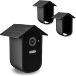 GEFIRE Silikonhülle für EufyCam 2C und 2C Pro, Schwarz, 2er-Set