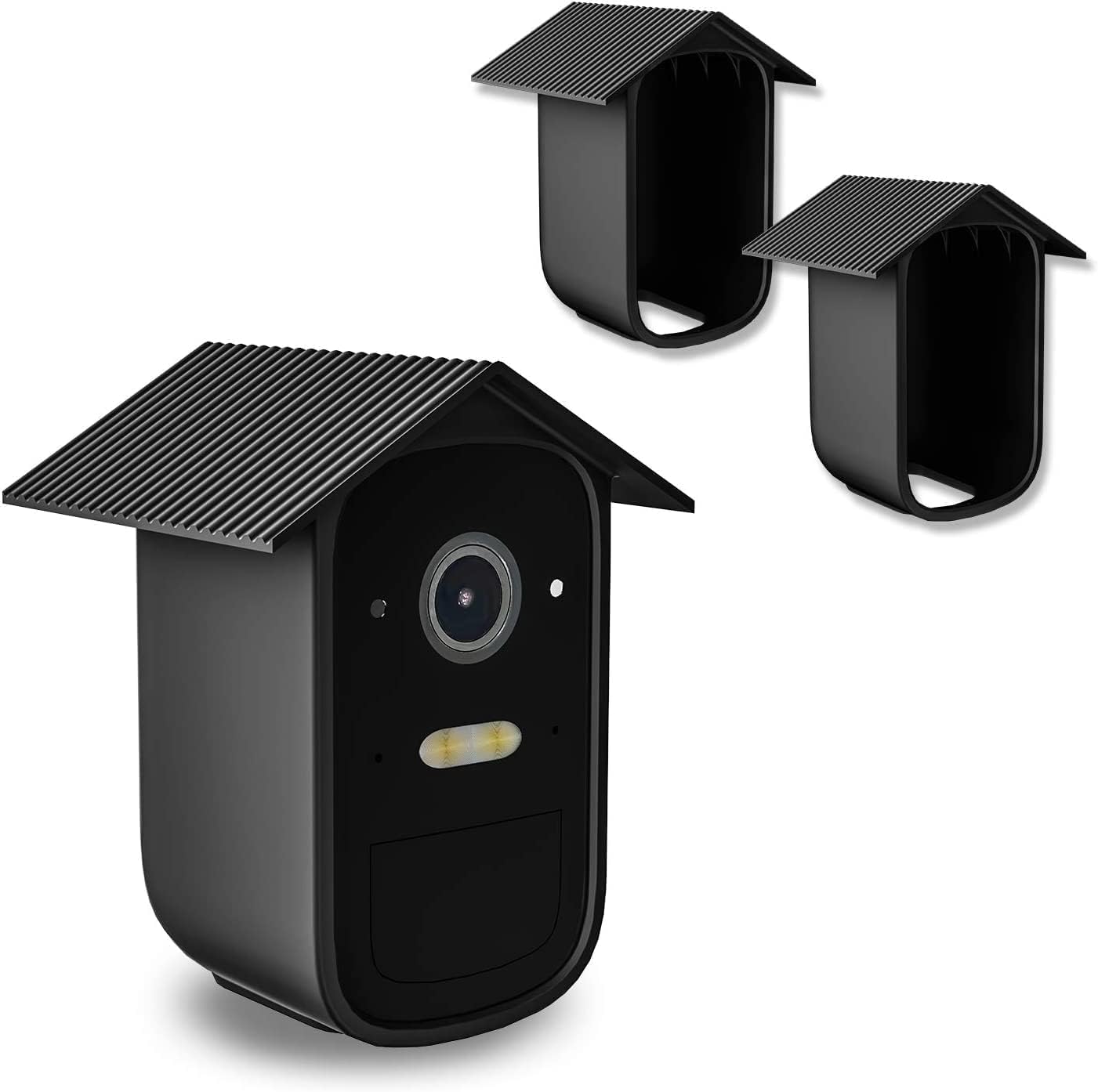 GEFIRE GJT-2 Bild 1 GEFIRE Silikonhülle für EufyCam 2C und 2C Pro, Schwarz, 2er-Set – Bild 1