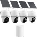 Reolink Home Hub Mini Set mit vier Argus PT Lite Kameras