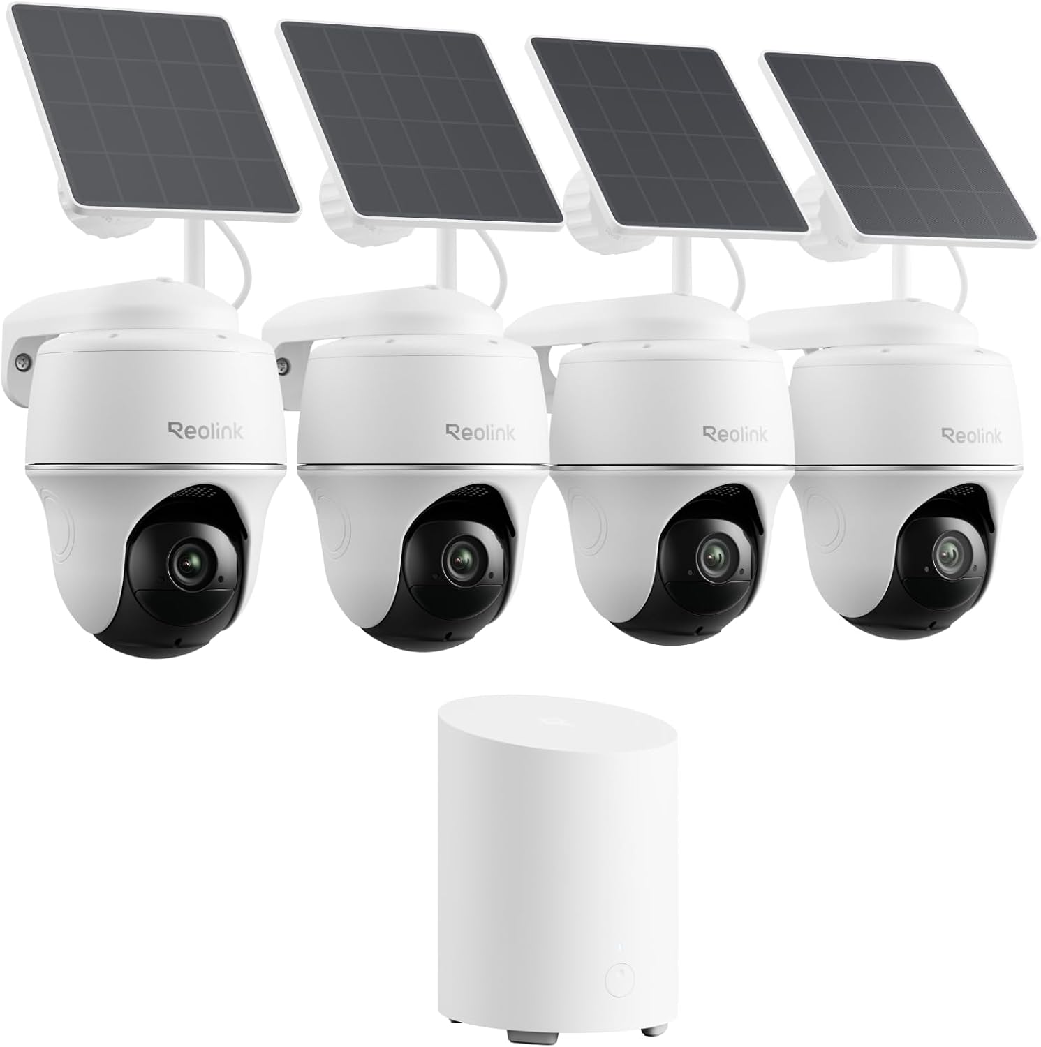 Reolink Home Hub Mini + 4xArgus PT Lite+SP Lite Bild 1 Reolink Home Hub Mini Set mit vier Argus PT Lite Kameras
