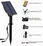 T-SUN Solar-Gartenleuchte 2er-Set, warmweiss