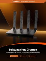 Tenda AX12 Pro Wi-Fi 6 Router mit klappbaren Antennen