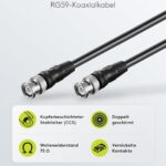 goobay BNC-Kabel RG59 75 Ohm, 2 m