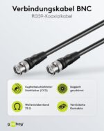 goobay BNC-Kabel RG59 75 Ohm, 2 m