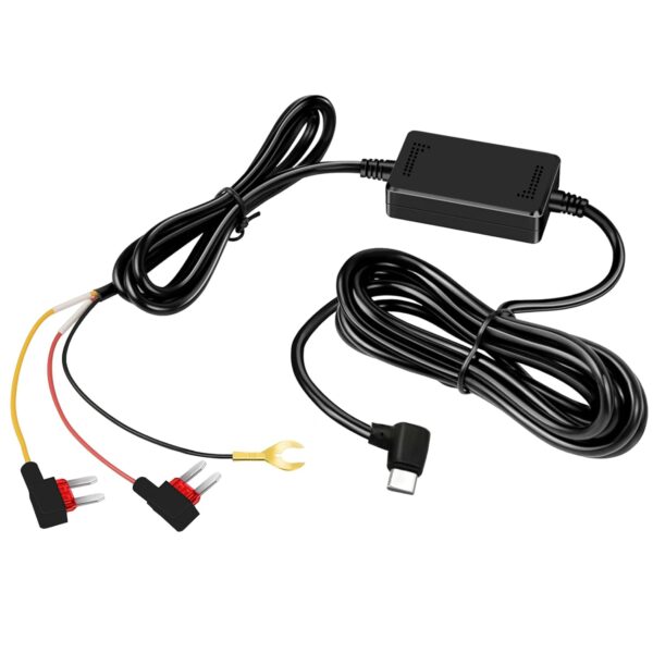 LEIBOCHAO USB-C Dashcam-Hardwire-Kabel 12–24 V, 3,5 m