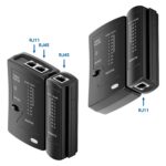 deleyCON Netzwerk Kabeltester RJ11 RJ12 RJ45