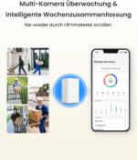 Reolink 4K Überwachungsset Home Hub mit 4 Argus PT Ultra Solarkameras