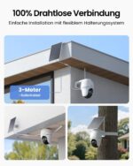 Reolink Argus PT Solar-Akku-Überwachungskamera mit Solarpanel