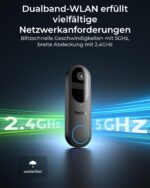 Reolink Akku-Türklingel mit Kamera, 2K, 1:1-Ansicht