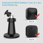 Gusfeliz Kamerahalterung für Blink-Kameras, 360° drehbar, mit Schrauben und Dübeln