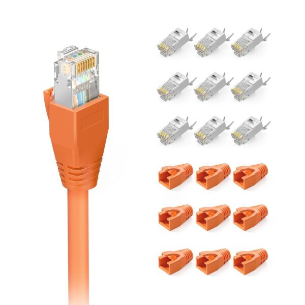 VCE CAT 7 RJ45-Stecker geschirmt, vergoldet