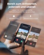Reolink Akku-Türklingel mit Kamera, 2K, 1:1-Ansicht