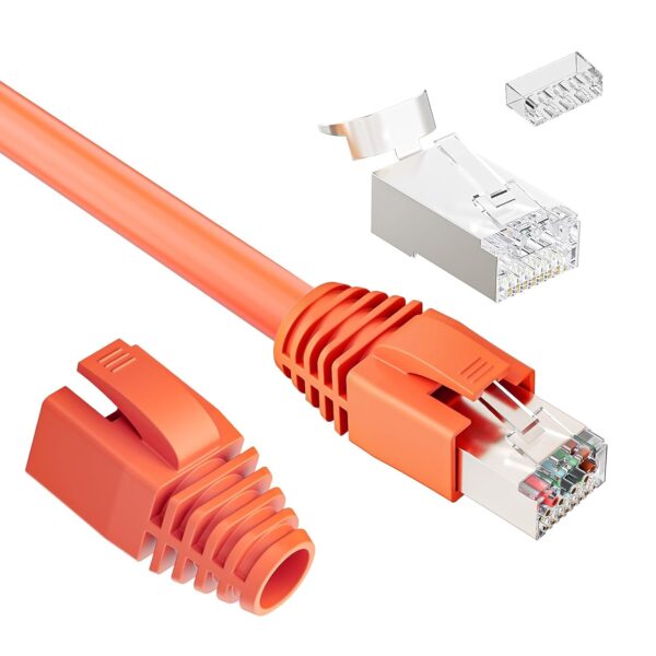 iwillink CAT 7 RJ45 Stecker vergoldet geschirmt
