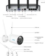 Reolink RLK12-800WB4 WLAN-Überwachungsset mit 12-Kanal-NVR
