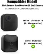 Dunear Wandhalterung mit Schutzgehäuse für Blink Outdoor 4, 360° drehbar