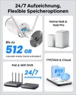 Reolink RLC-510WA WLAN Überwachungskamera Aussen in Weiss und Schwarz