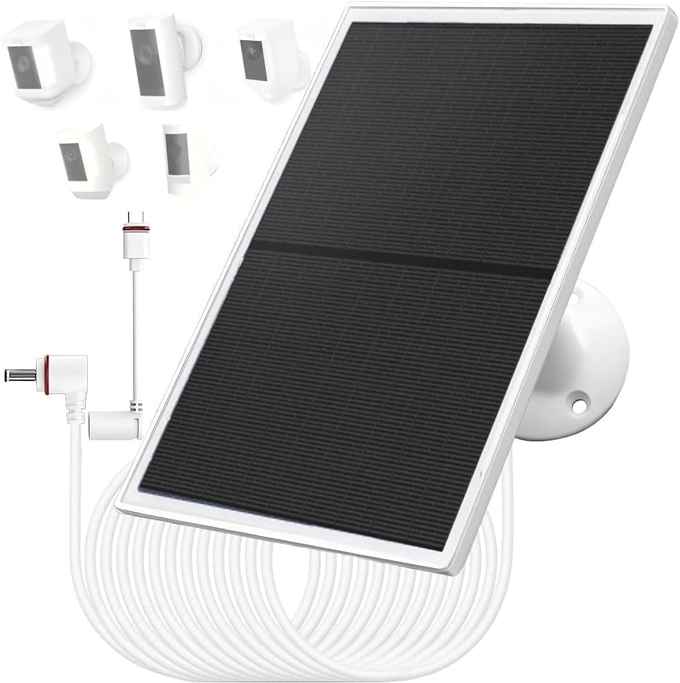LIFEMOI R-6-8-10 Bild 1 LIFEMOI 10 W Solarpanel mit DC- und USB-C-Ausgang, IP65, für Akku-Kameras