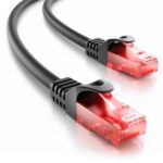 deleyCON CAT6 Outdoor Patchkabel 5 m schwarz
