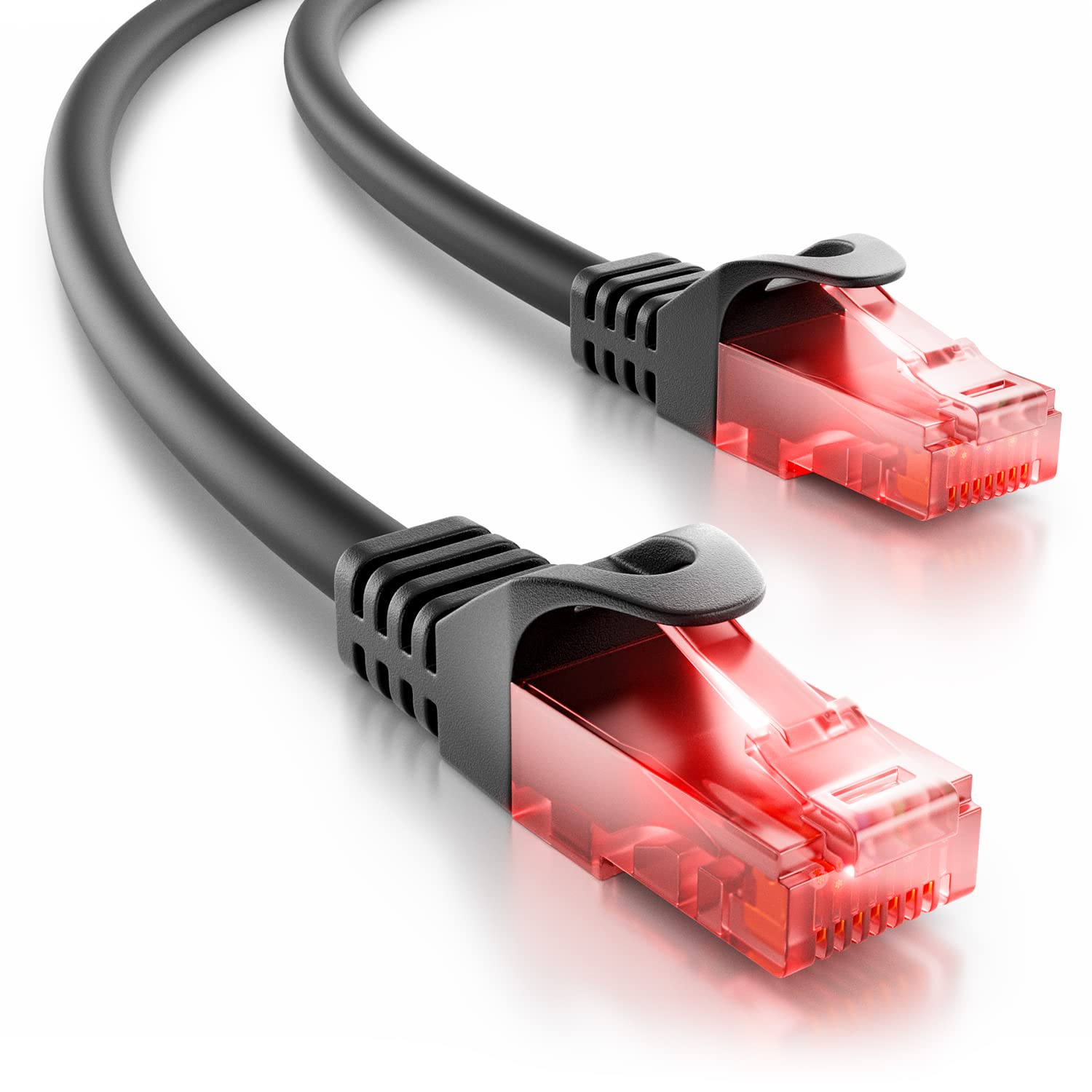 deleyCON Bild 1 deleyCON CAT6 Outdoor Patchkabel 5 m schwarz