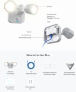 Reolink Floodlight PoE Flutlicht mit zwei Köpfen und PIR-Sensor