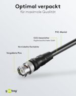 goobay BNC-Kabel RG59 75 Ohm, 2 m