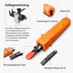 Das ZOERAX Set enthält Crimper, Stanzwerkzeug, Abisolierer und einen Kabeltester im Koffer.